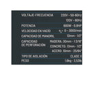 TAL. PERC. 13MM   600W