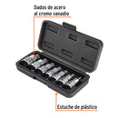 JUEGO DE 7 DADOS CUADRO 1/2" PUNTA CORTA BRISTOL