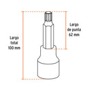 JUEGO DE 7 DADOS CUADRO 1/2" PUNTA LARGA BRISTOL