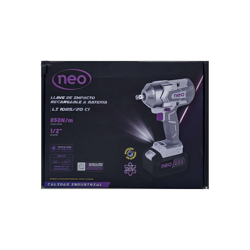 Llave de Impacto Recargable a Batería NEO 13mm 20V