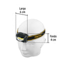 Linterna de minero LED 100 lm de 3 pilas AAA, PRETUL