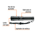 Linterna LED recargable de aluminio Truper 500 lm