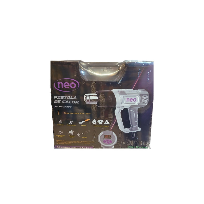 PISTOLA DE CALOR 2000W C/ACC NEO