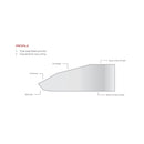 LAMINA SKINNER 7/8" X .027 X 20.5/16" CHANFLE DERECHO