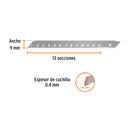 ESTUCHE DE  10 NAVAJAS SK2 9MM P/CUTTER