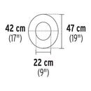 Protector solar plegable para casco Truper, verde