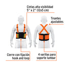 FAJA LUMBAR C/TIRANTES CH, ALTA VISIBILIDAD