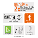 Linterna de 1 LED Truper 270 lm con luz de emergencia, recargable