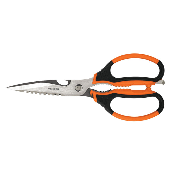 Tijera 8" multiusos Truper, para cocina