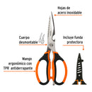 Tijera 8" multiusos Truper, para cocina
