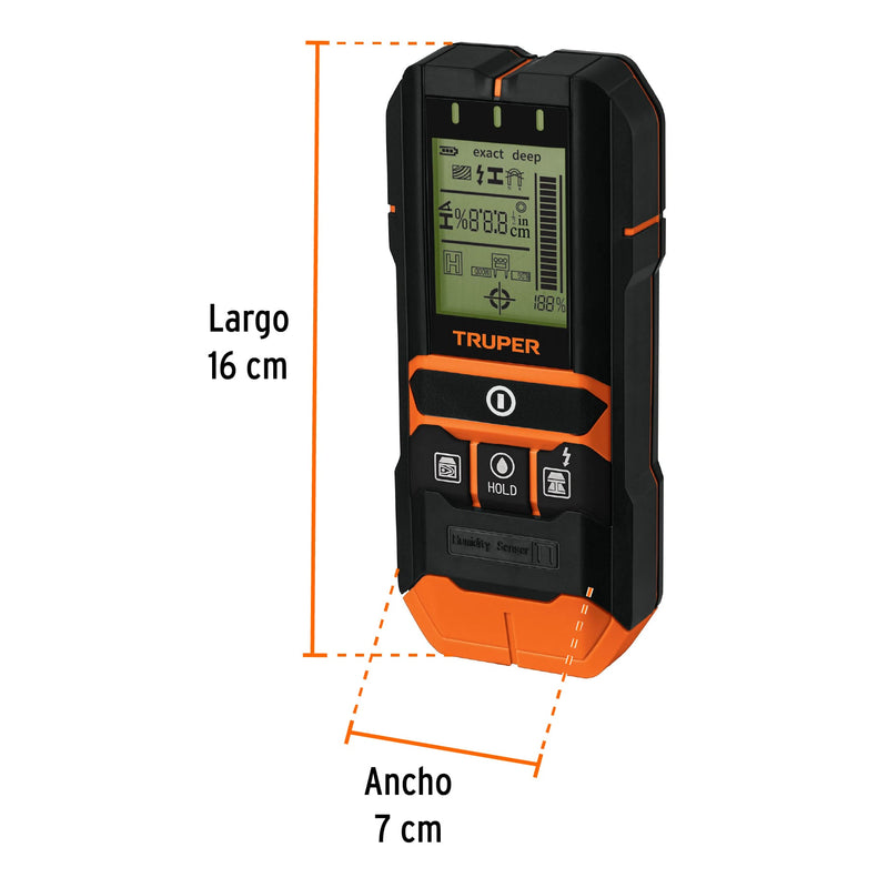 Multidetector de materiales máx 12 cm, Truper