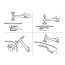 Juego de 7 martillos y entibadores para hojalatero