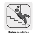 5m cinta antiderrapante Truper,  25mm gris,  para áreas húmedas