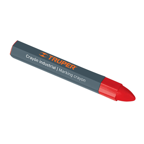 Crayones de 12 cm industriales rojos, Truper