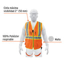 CHALECO SEGURIDAD P/ARNES, NARANJA