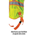 CHALECO SEGURIDAD P/ARNES, VERDE