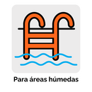 5m cinta antiderrapante Truper,  25mm gris,  para áreas húmedas