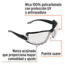 Lente transparente de seguridad Truper,  antiempaño