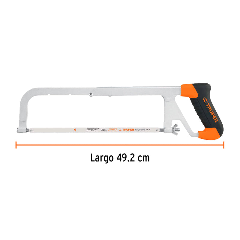 Arco 12" (30 cm) profesional ajustable de solera para segueta, Truper