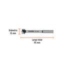 Broca forstner 15 mm para madera