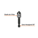 Avellanador HSS cambio rápido 1/2"