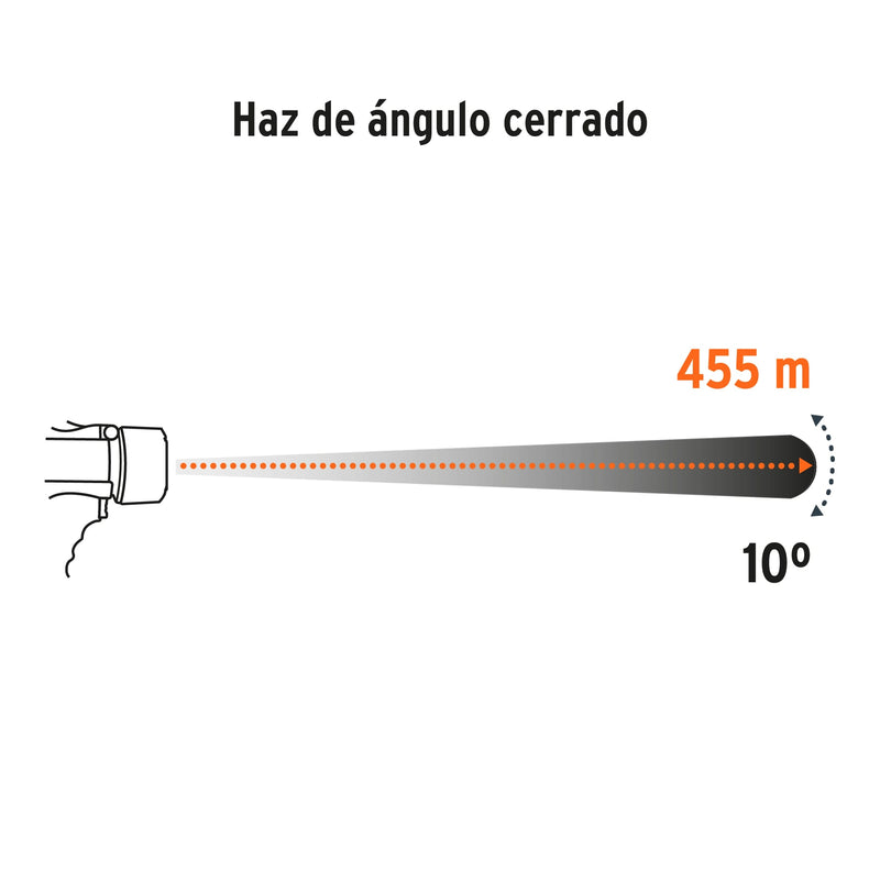 Linterna reflectora LED 900 lm, recargable, Truper