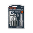 BROQUERO CON LLAVE 1/2" + ADAPTADOR SDS PLUS, TRUPER