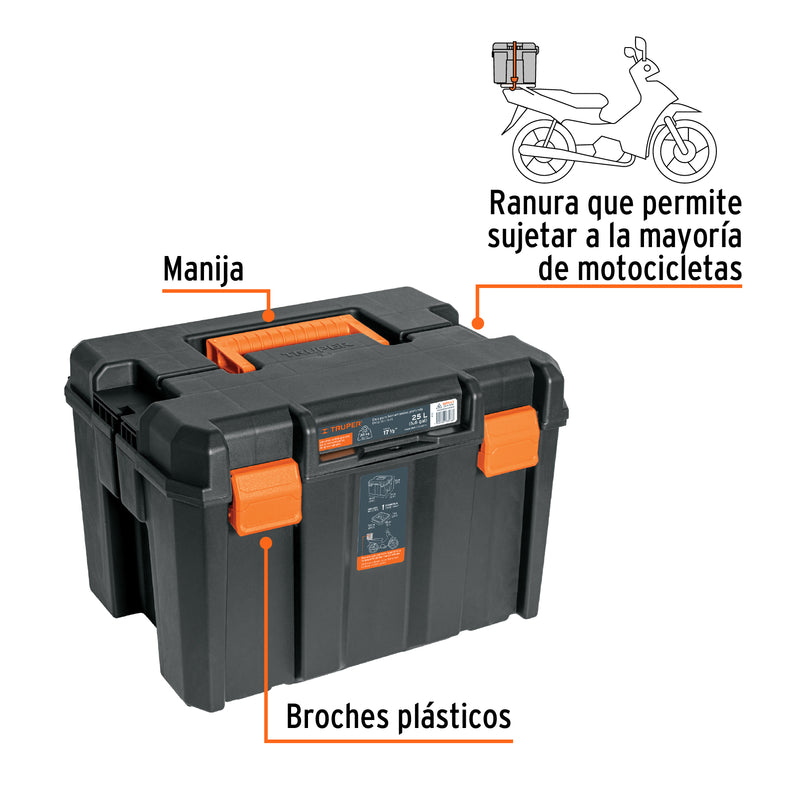 Caja para herramienta Truper, profunda de 17"x12"