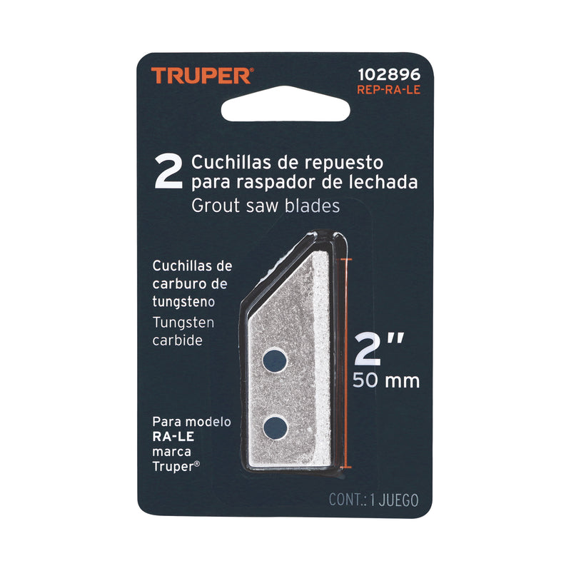 2 cuchillas de repuesto para raspador RA-LE, Truper