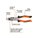 PINZA MULTIUSO P/ ELECTRICISTA 8"  TRUPER EXPERT