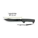 MACHETE DOBLE FILO 10" C/ FUNDA, TRUPER