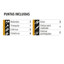 JGO. 20 PUNTAS DIAMANTADAS P/MOTOTOOL, TRUPER