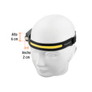 LINTERNA DE MINERO 125LM RECARG. CON SENSOR ,TRUPER