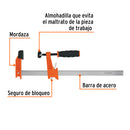 PRENSA CON AJUSTE RAPIDO   10" TIPO F