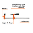 PRENSA CON AJUSTE RAPIDO   12" TIPO F