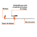 PRENSA CON AJUSTE RAPIDO   24" TIPO F