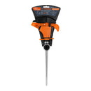 Aspersor plástico dos vías Truper, estaca de 11"