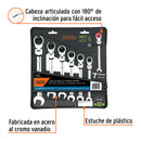 JGO.  LL. COMB.  7PZAS C/ MATRACA FLEXIBLE