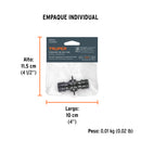 CONECTOR ADAPT. RAPIDO 3/4" DE PLAST. SISTEMA CLICK