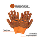GUANTES DE ALGODÓN CON PUNTOS DE PVC EN PALMA Y DORSO, TRUPE