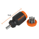 Desarmador tipo trompo con 7 puntas