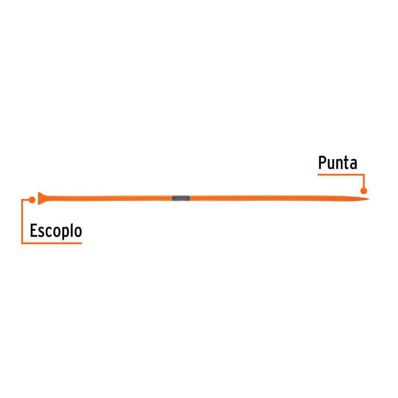 Barreta de punta de 1"x175 cm, Truper