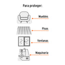 Plastiprotector 5 x 2 m, uso rudo, Truper