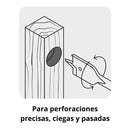 Juego de 6 brocas planas, Truper