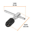 Maneral en T para machuelo 3/16", Truper