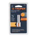Broca para router, corte en "V", 3/8", Truper