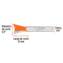 Broca para router Truper, cola de pato, 1/2"