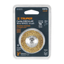 Carda circular Truper 2", alambre fino para taladro
