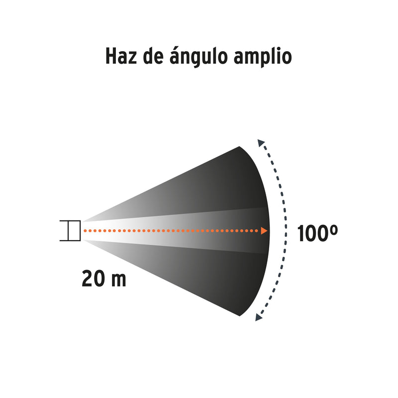 Linterna de minero 1 LED Truper de alta intensidad 150 lm