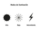 Linterna de minero 1 LED alta intensidad Truper 800 lm 4 pilas AA